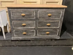 Ancien meuble 6 tiroirs
