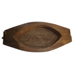 ancien moule a beurre en bois