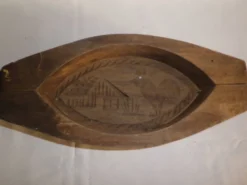 ancien moule a beurre en bois