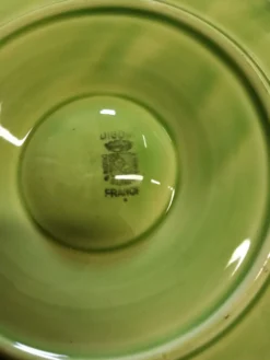 Ancienne assiette à huîtres digoin sarreguemine