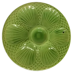 Ancienne assiette à huîtres digoin sarreguemine