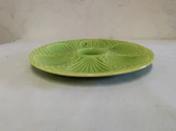 Ancienne assiette à huîtres digoin sarreguemine
