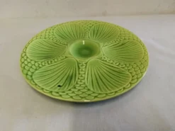 Ancienne assiette à huîtres digoin sarreguemine