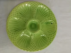 Ancienne assiette à huîtres digoin sarreguemine
