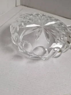 Ancienne boite bonbonnière en cristal ciselé déco vintage