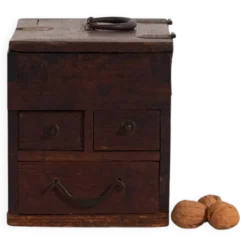 Ancienne boîte japonaise à tiroirs – Fin de la période Meiji (c.1890-1910) #25