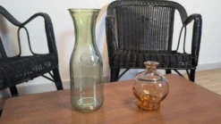 Ancienne bouteille de lait verte