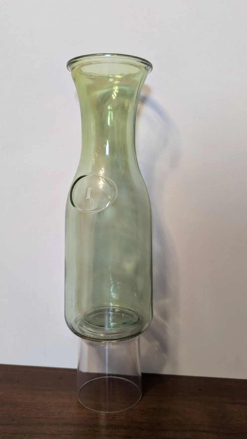 Ancienne bouteille de lait verte