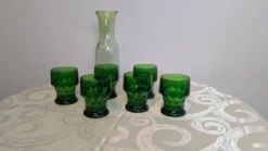 Ancienne bouteille de lait verte