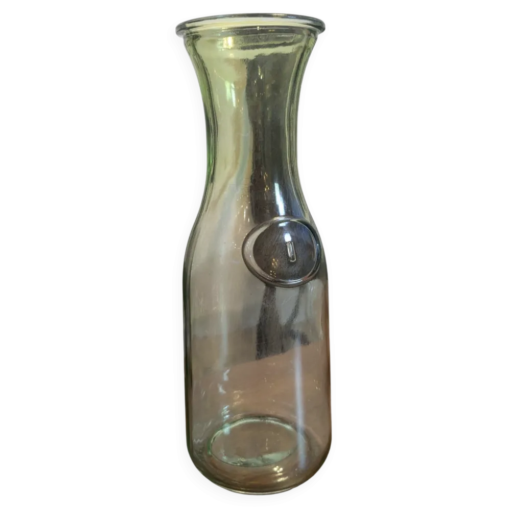 Ancienne bouteille de lait verte