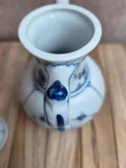 Ancienne cafetière Porzellanfabrik Kalk Eisenberg – Indischblau – début Xxe