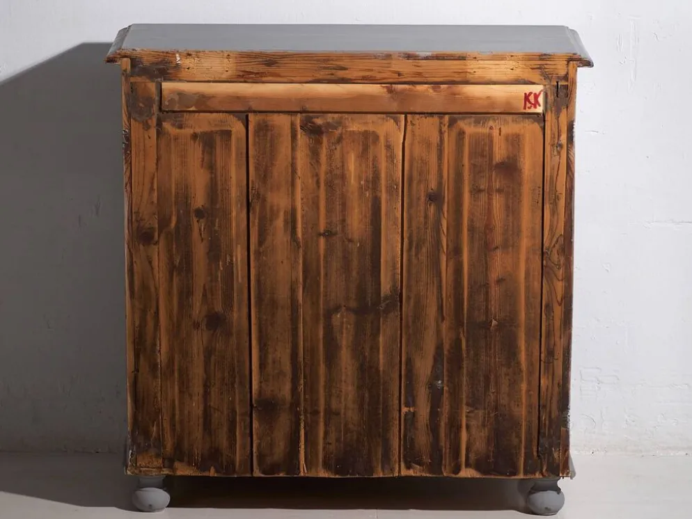 Ancienne commode de salon à deux portes (vers 1920) #15