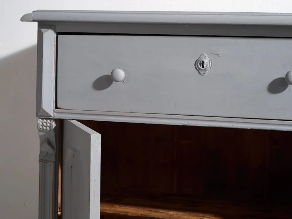 Ancienne commode de salon à deux portes (vers 1920) #15