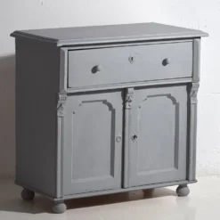 Ancienne commode de salon à deux portes (vers 1920) #15