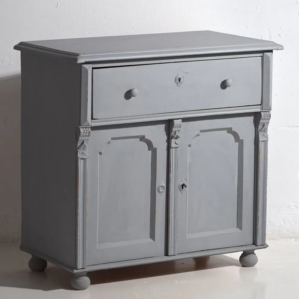 Ancienne commode de salon à deux portes (vers 1920) #15