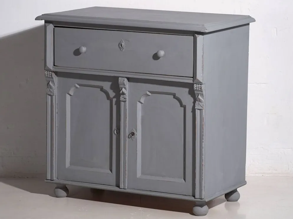 Ancienne commode de salon à deux portes (vers 1920) #15