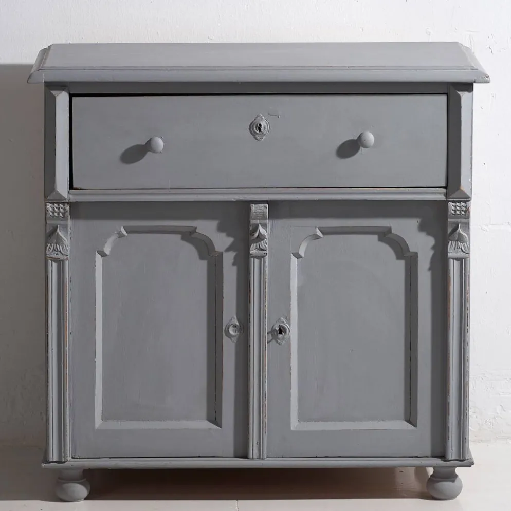 Ancienne commode de salon à deux portes (vers 1920) #15