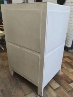 Ancienne glacière en bois vintage / Meuble frigoriste – Années 30