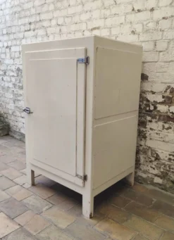 Ancienne glacière en bois vintage / Meuble frigoriste – Années 30