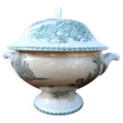 Ancienne grande soupière modèle Trianon St Amand