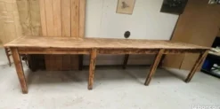 Ancienne grande table d’estaminet