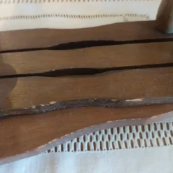 Ancienne patère en bois forme accordéon