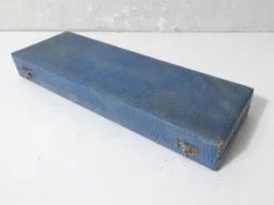 Ancienne pelle à tarte gâteau en métal argenté dans son coffret