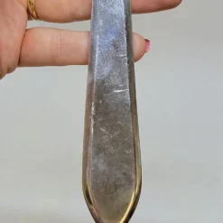 Ancienne Pelle À Tarte Gâteau En Métal Argenté