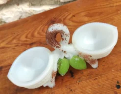 Ancienne salière en opaline