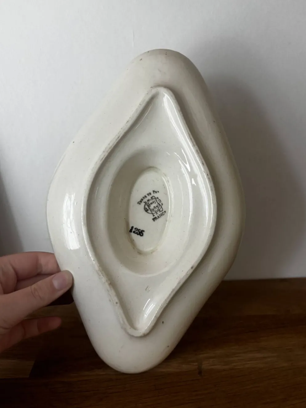 Ancienne saucière terre de fer Choisy le roi