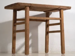 Ancienne table console en bois (c.1920) #6