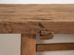 Ancienne table console en bois (c.1920) #6