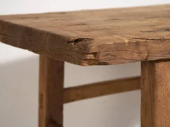 Ancienne table console en bois (c.1920) #6