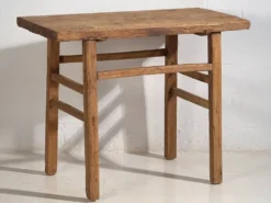 Ancienne table console en bois (c.1920) #6