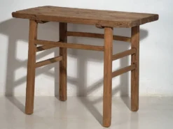 Ancienne table console en bois (c.1920) #6