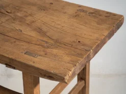 Ancienne table console en bois (c.1920) #6