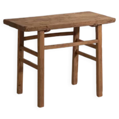 Ancienne table console en bois (c.1920) #6