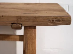 Ancienne table console en bois (c.1920) #6
