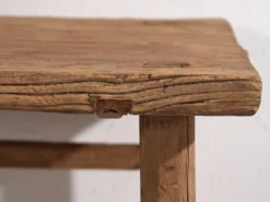 Ancienne table d’appoint carrée (c.1850) #2