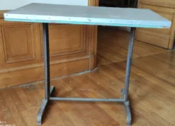 Ancienne table de bistrot Fischel