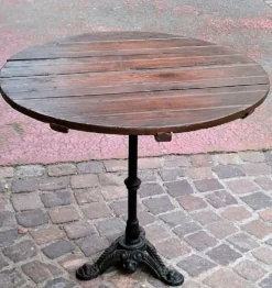 Ancienne table de bistrot guéridon bar restaurant