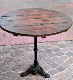 Ancienne table de bistrot guéridon bar restaurant