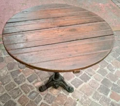 Ancienne table de bistrot guéridon bar restaurant