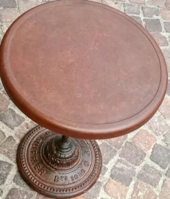 Ancienne table de bistrot guéridon bar restaurant