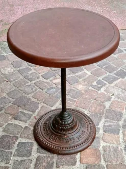 Ancienne table de bistrot guéridon bar restaurant