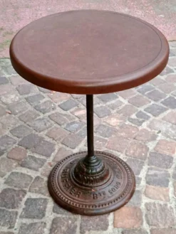Ancienne table de bistrot guéridon bar restaurant
