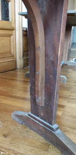 Ancienne table de bistrot lahure nantes