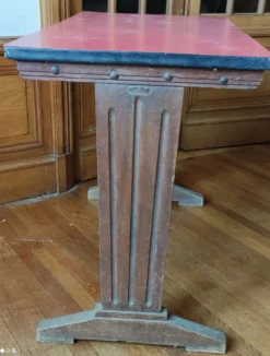 Ancienne table de bistrot lahure nantes