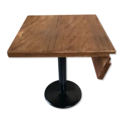 Ancienne table de bistrot pied fonte noir