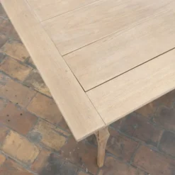 Ancienne table de ferme en chêne à rallonge – XIXe siècle